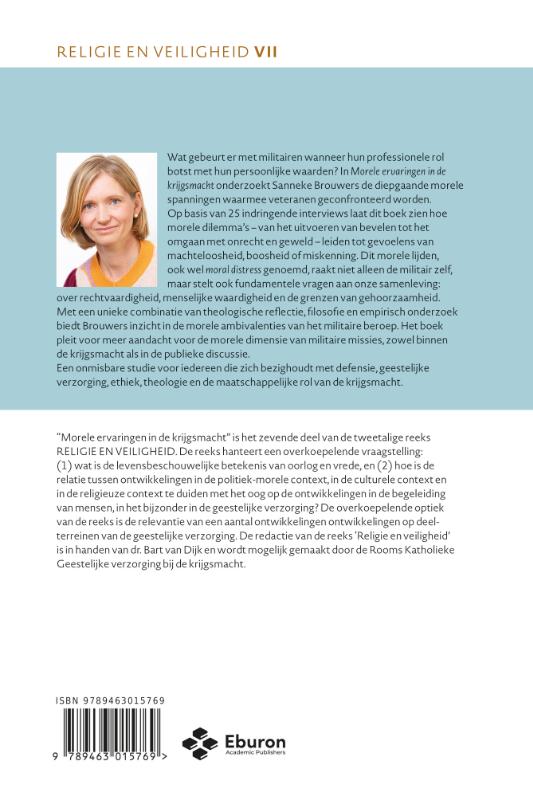 Achterkant van Morele ervaringen in de krijgsmacht
