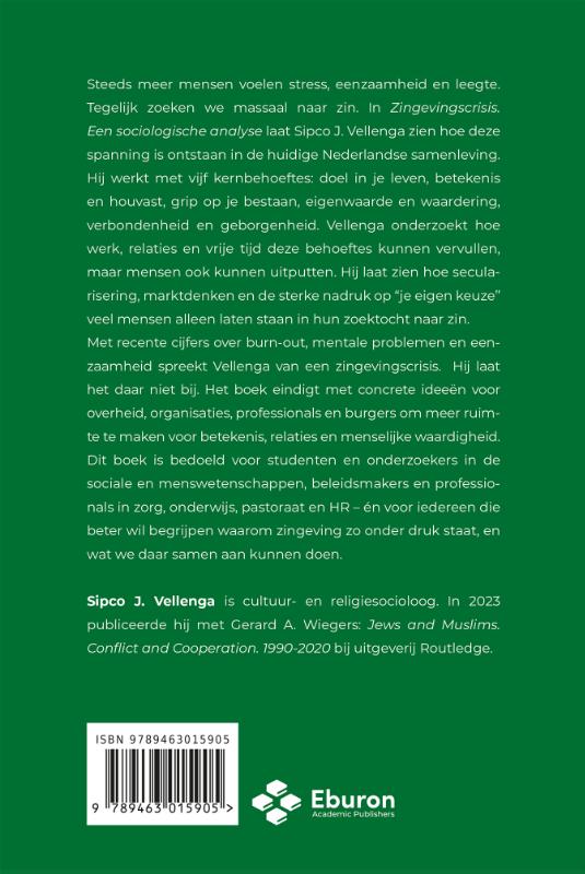 Achterkant van Zingevingscrisis