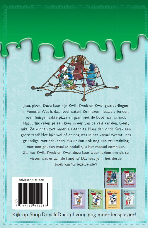 Achterkant van Donald Duck Griezelbende 3