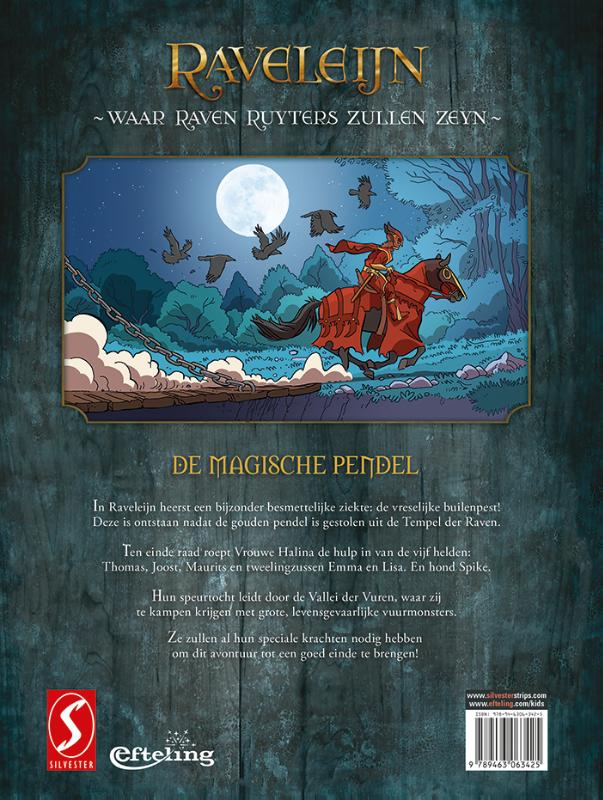 Achterkant van De magische pendel