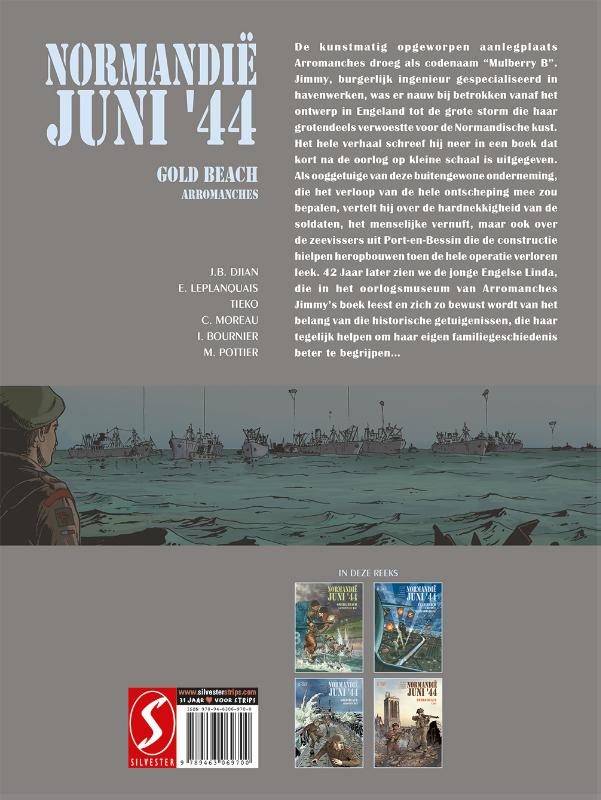 Achterkant van Normandië JUNI '44 3: Gold Beach / Arromanches