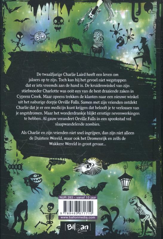 Achterkant van De stad van de slaapwandelaars