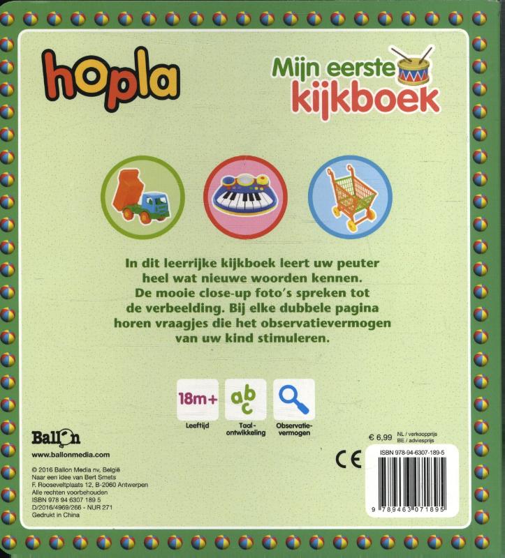 Achterkant van Mijn eerste kijkboek