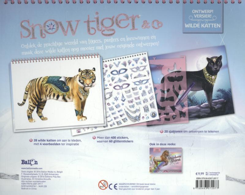 Achterkant van Snow tiger & Co - Wilde katten