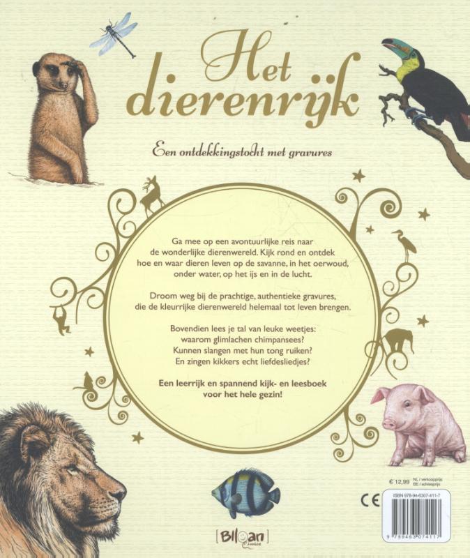 Achterkant van Het dierenrijk