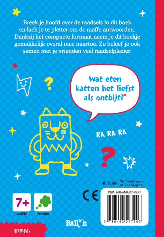 Achterkant van Meer dan 900 grappige raadsels