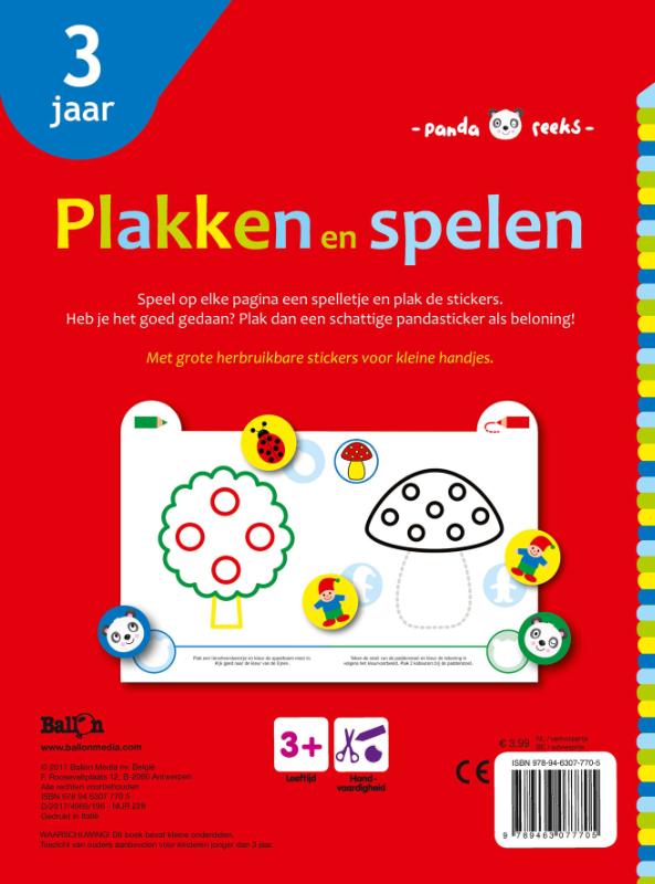 Achterkant van 3 jaar