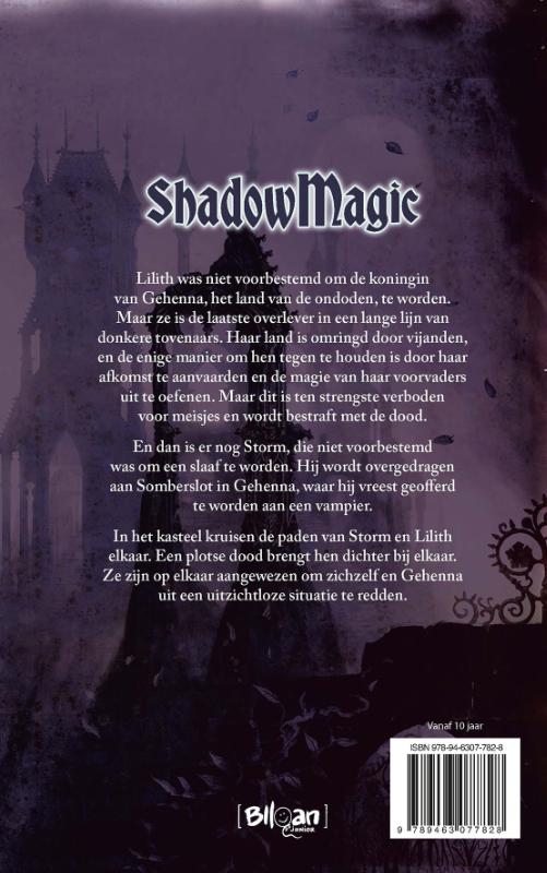 Achterkant van Shadow magic