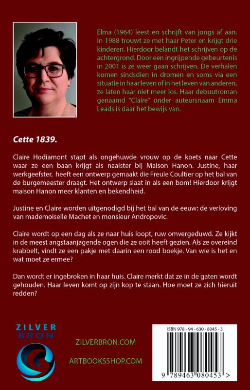 Achterkant van Claire