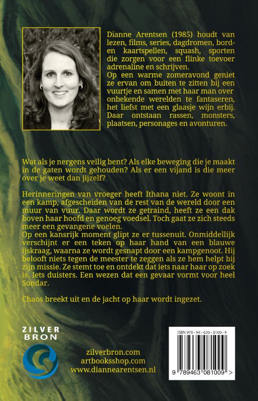 Achterkant van Ithana