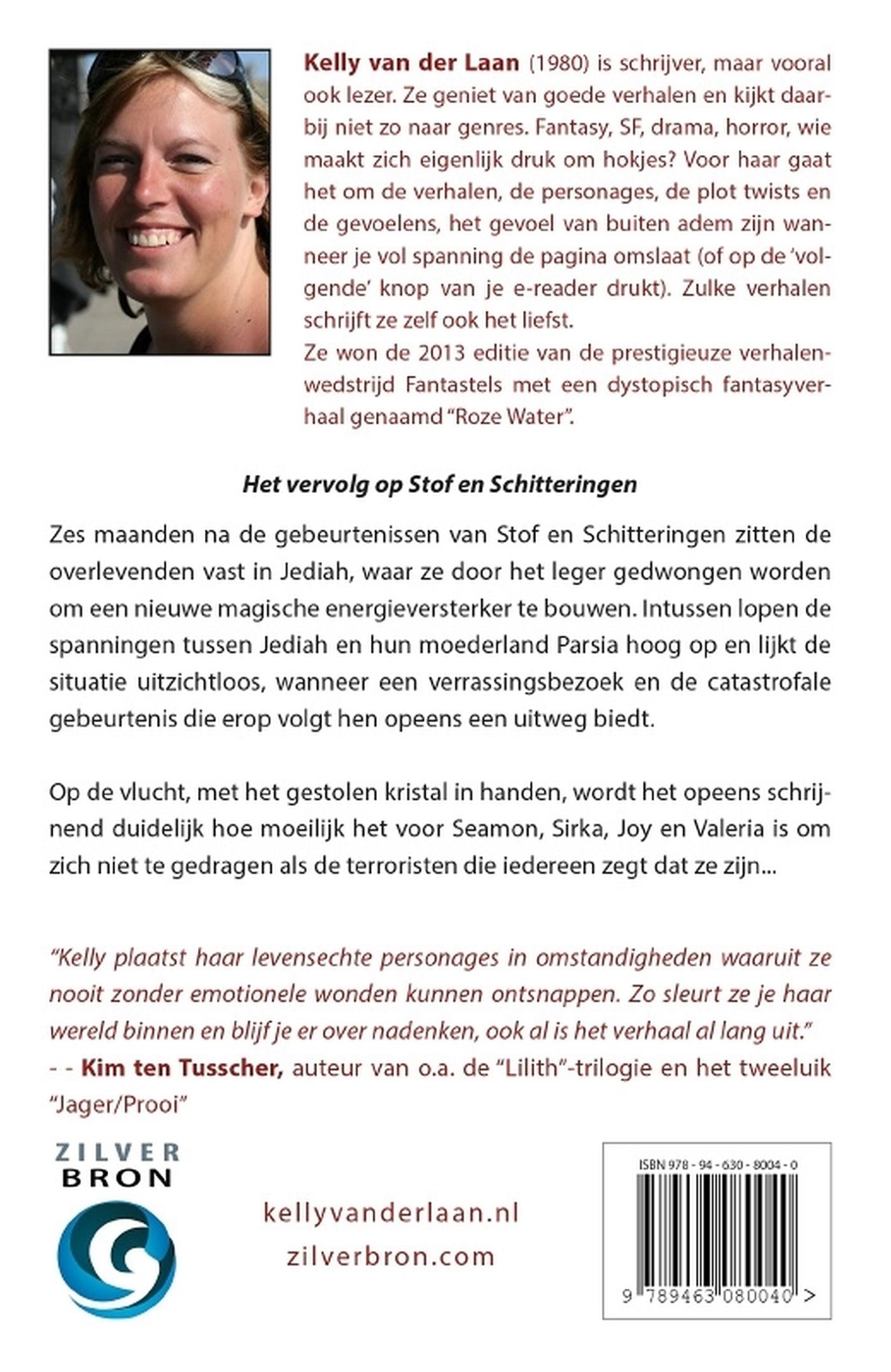 Achterkant van Bloed en scherven