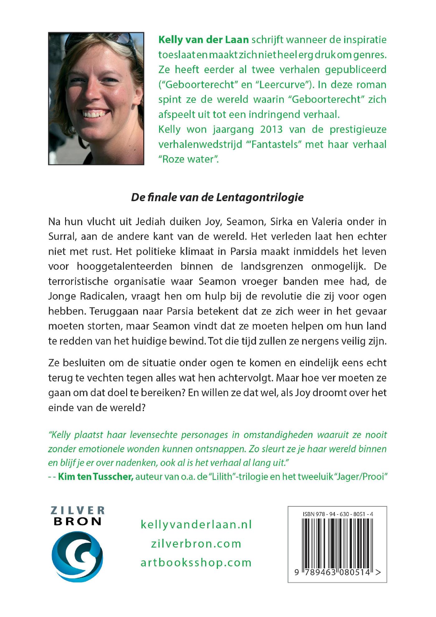 Achterkant van Talent en kristal