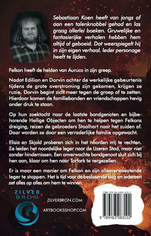 Achterkant van Een vlam in de duisternis