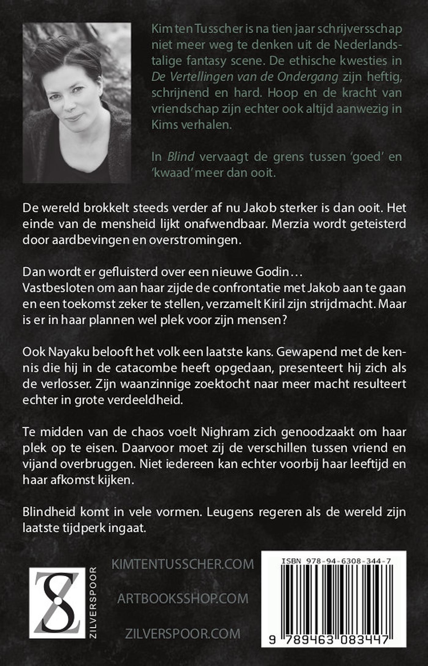 Achterkant van Blind