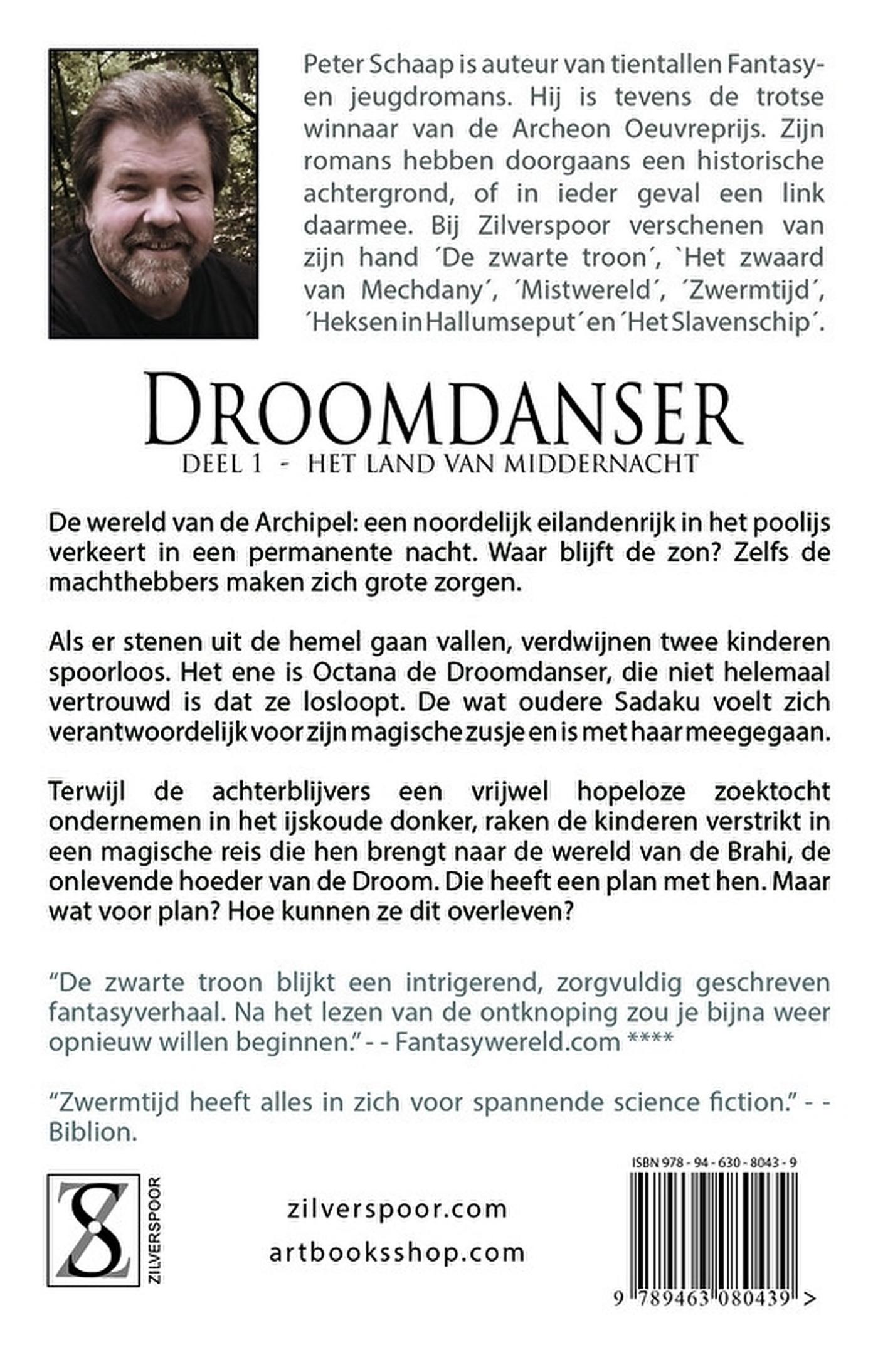 Achterkant van Het land van middernacht