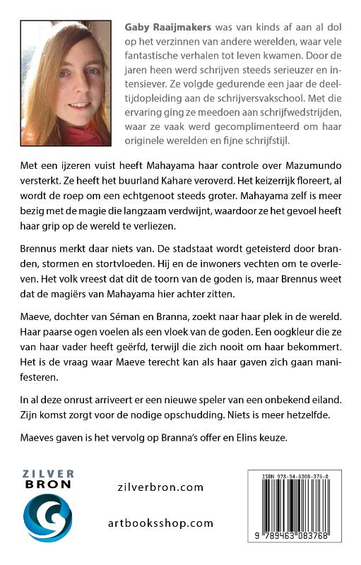 Achterkant van Meaves gaven