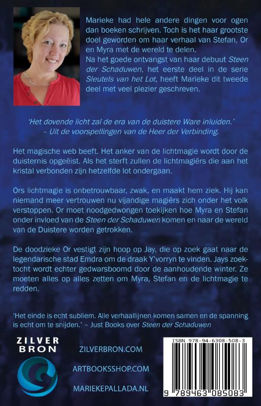 Achterkant van Scherf van licht