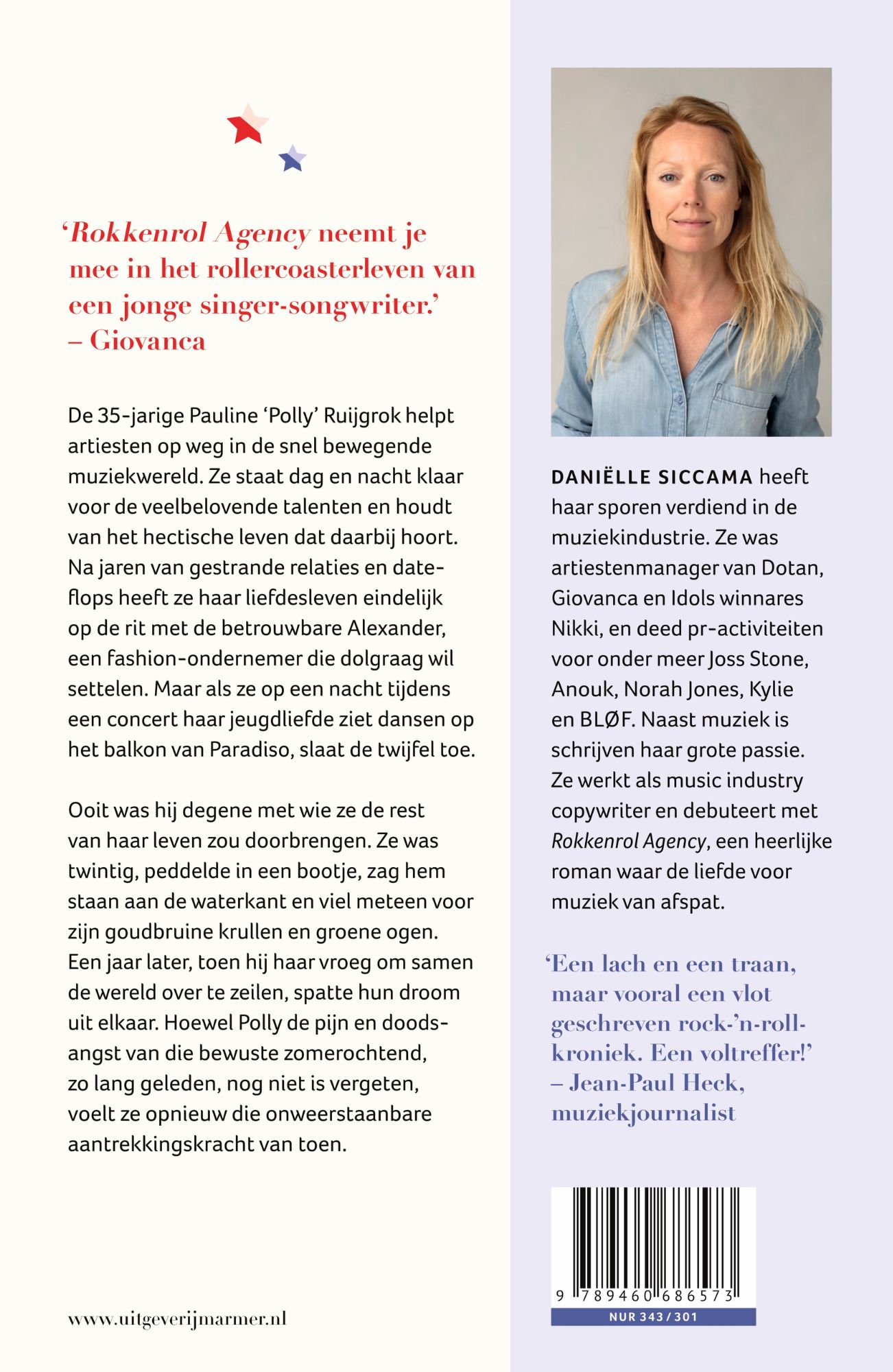 Achterkant van Rokkenrol Agency