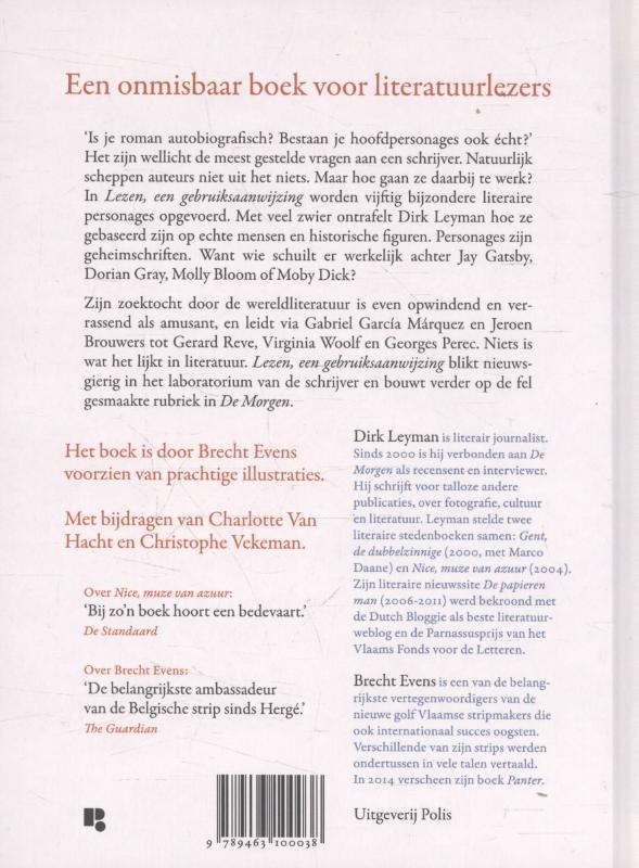 Achterkant van Lezen, een gebruiksaanwijzing