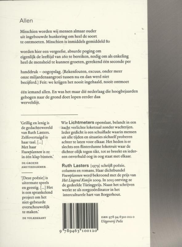 Achterkant van Lichtmeters