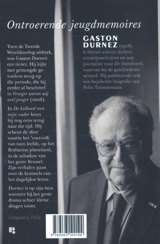 Achterkant van De bolhoed van mijn vader