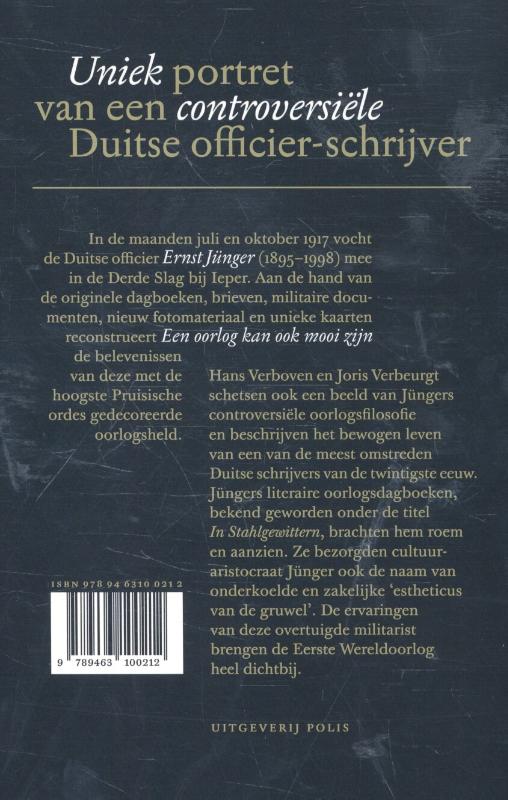 Achterkant van Een oorlog kan ook mooi zijn