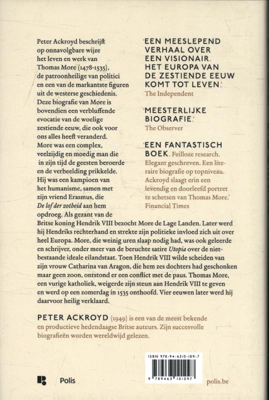 Achterkant van Thomas More