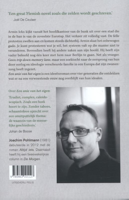 Achterkant van Een unie van het eigen