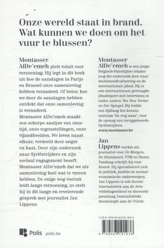 Achterkant van De weg naar radicale verzoening