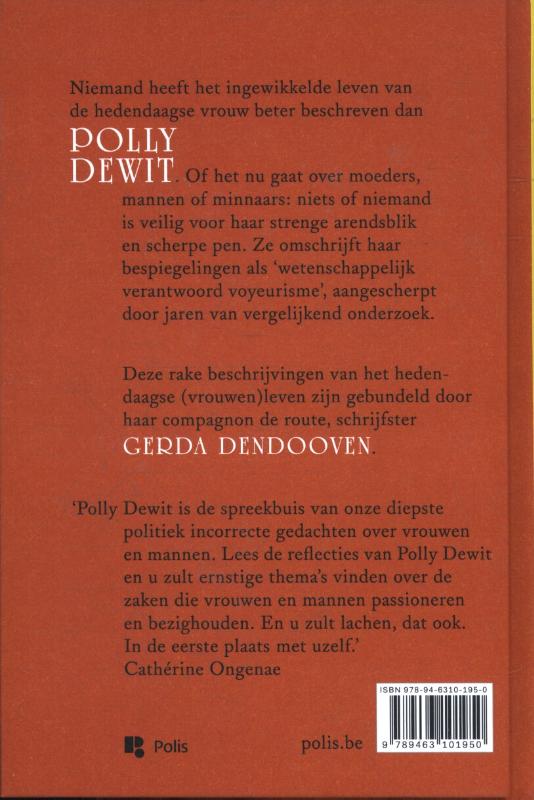 Achterkant van Pertinenties van Polly Dewit