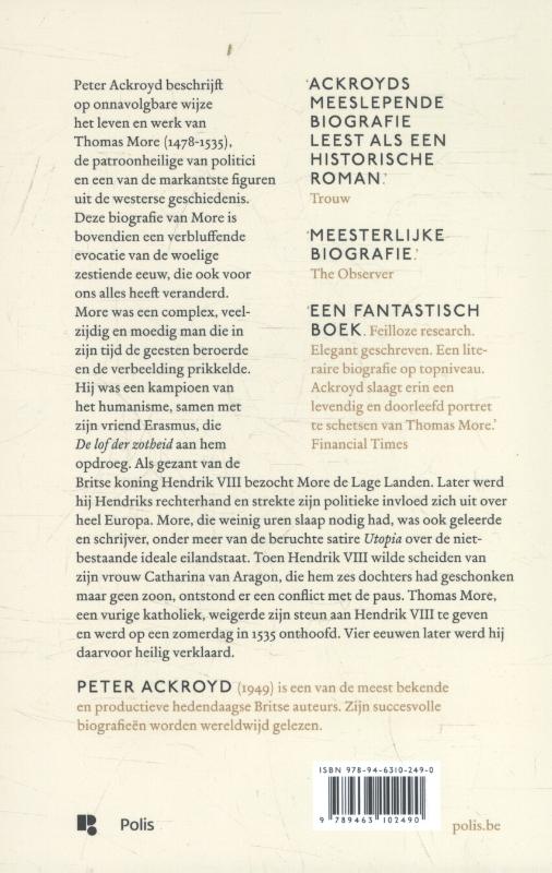 Achterkant van Thomas More