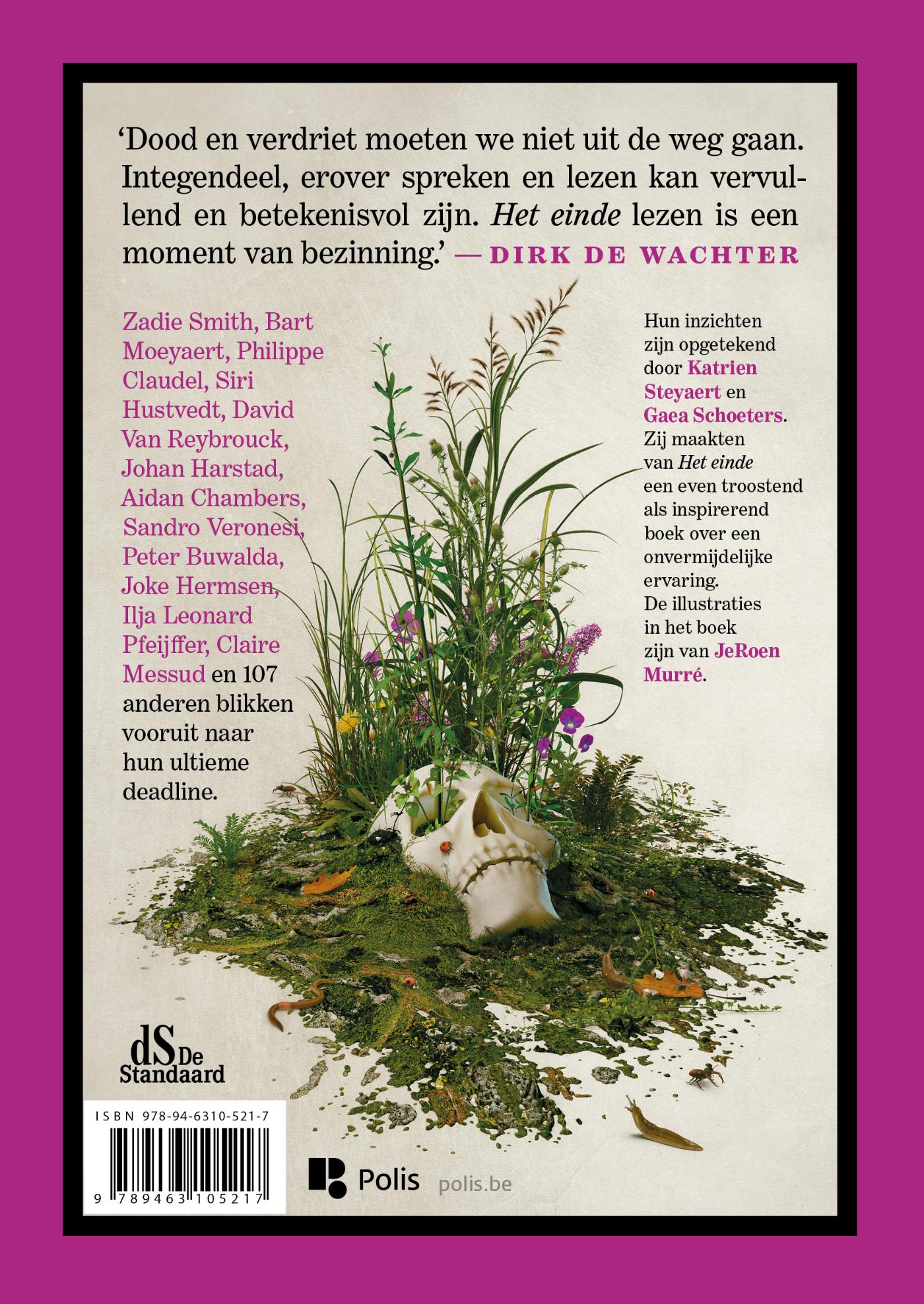 Achterkant van Het einde en hoe het te overleven