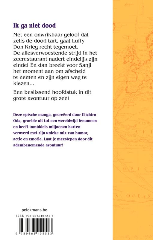 Achterkant van Ik ga niet dood
