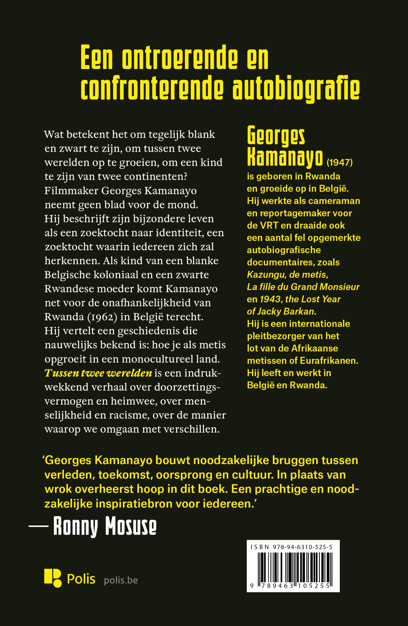 Achterkant van Tussen twee werelden