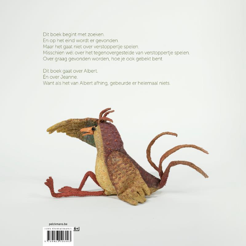 Achterkant van Albert de nestelaar