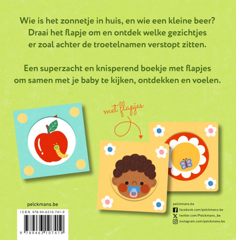 Achterkant van Dag zonnetje