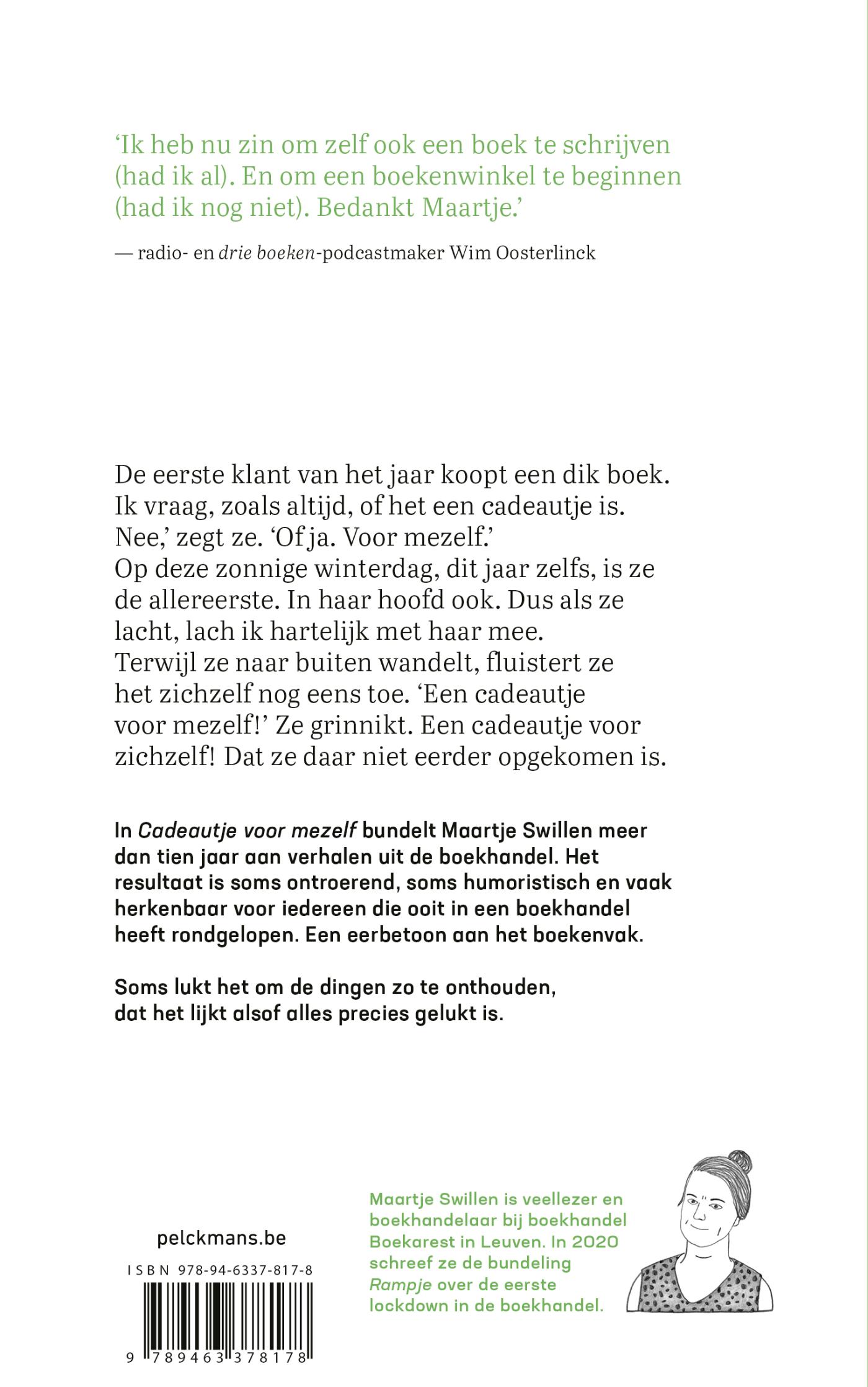 Achterkant van Cadeautje voor mezelf