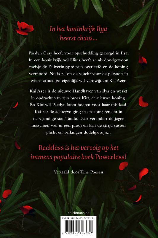 Achterkant van Reckless
