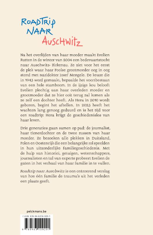 Achterkant van Roadtrip naar Auschwitz