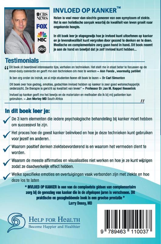 Achterkant van Invloed op Kanker