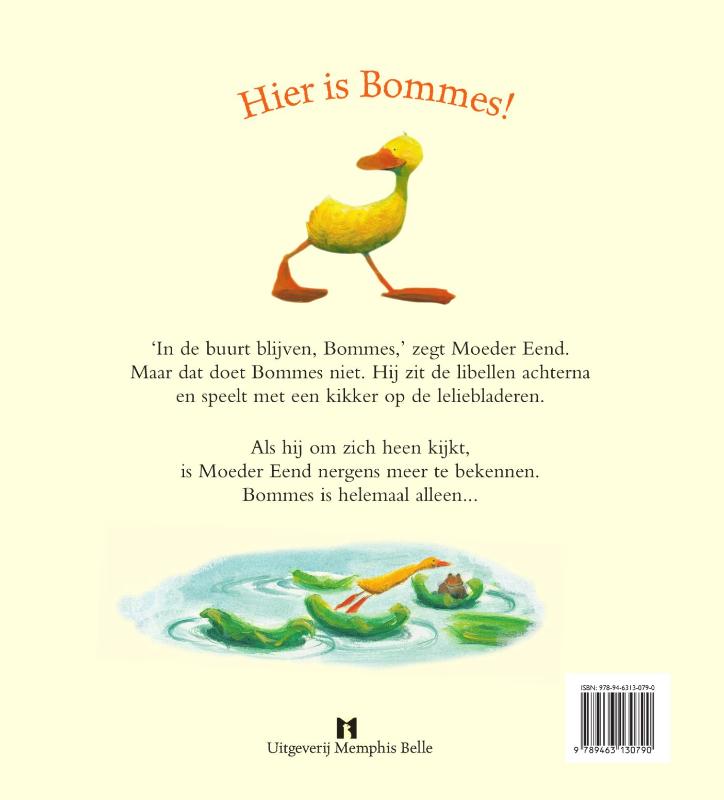 Achterkant van Kom nou, Bommes!