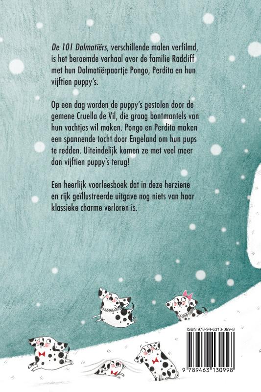 Achterkant van De 101 Dalmatiërs