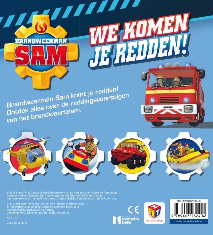 Achterkant van We Komen je Redden!
