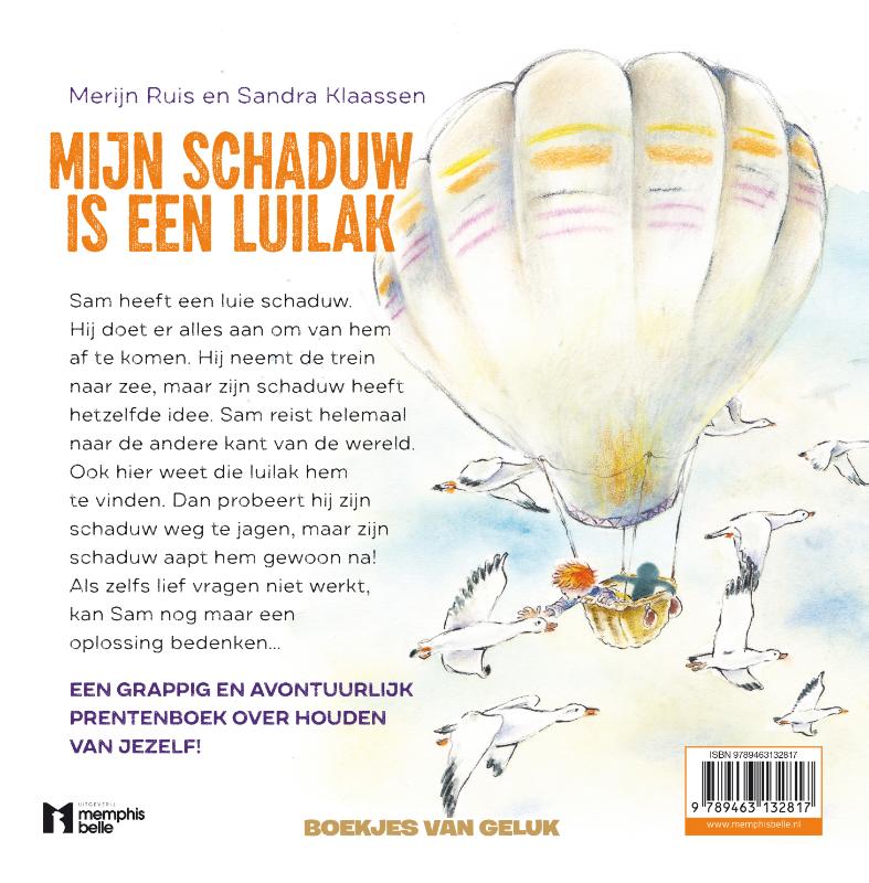 Achterkant van Mijn schaduw is een luilak