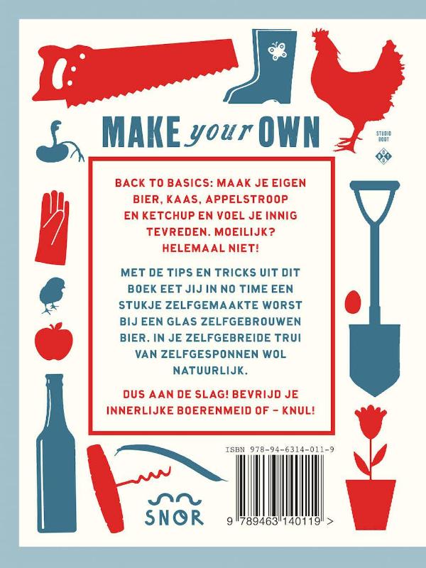 Achterkant van Make your own