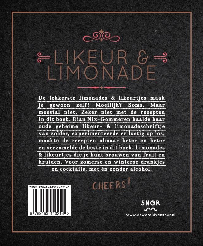 Achterkant van Likeur & Limonade