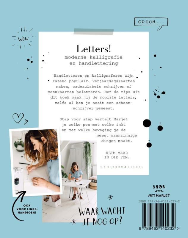 Achterkant van Letters!