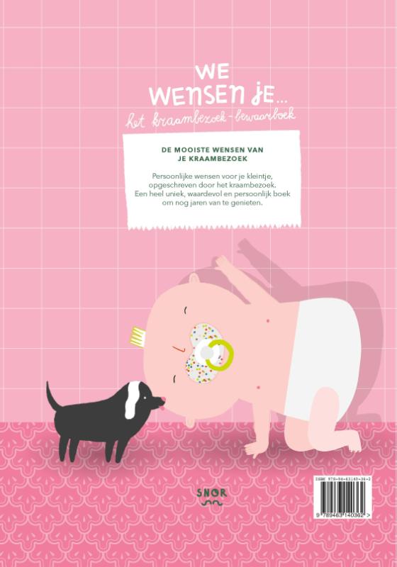 Achterkant van We wensen je...