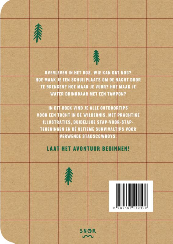 Achterkant van Outdoor handboek