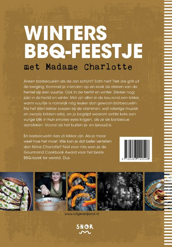 Achterkant van Het winter BBQ boek